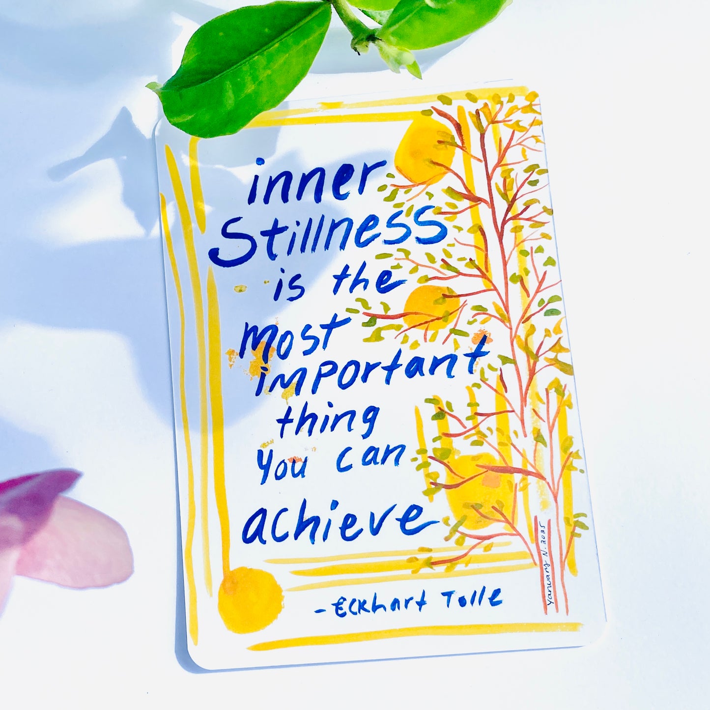 Inner Stillness - Mindfulness Card