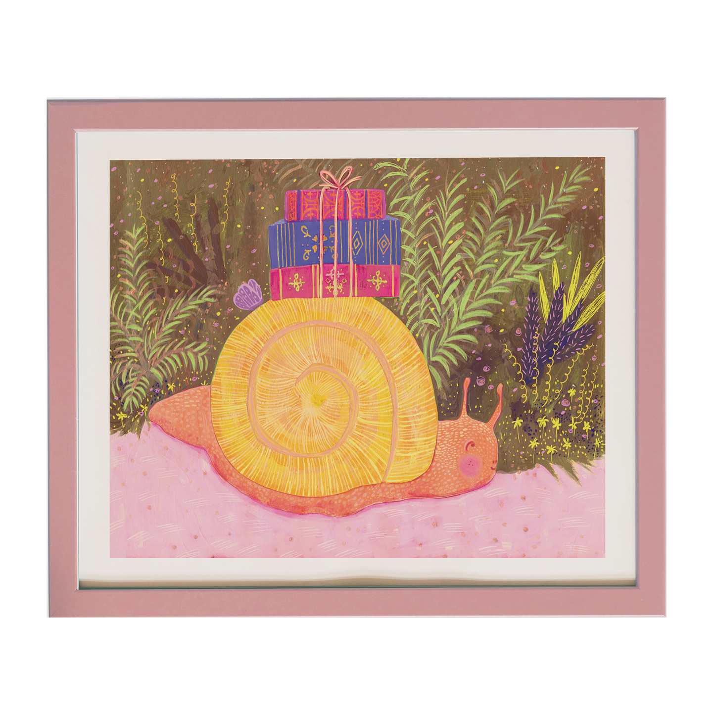 Snail Librarian - Archival Print