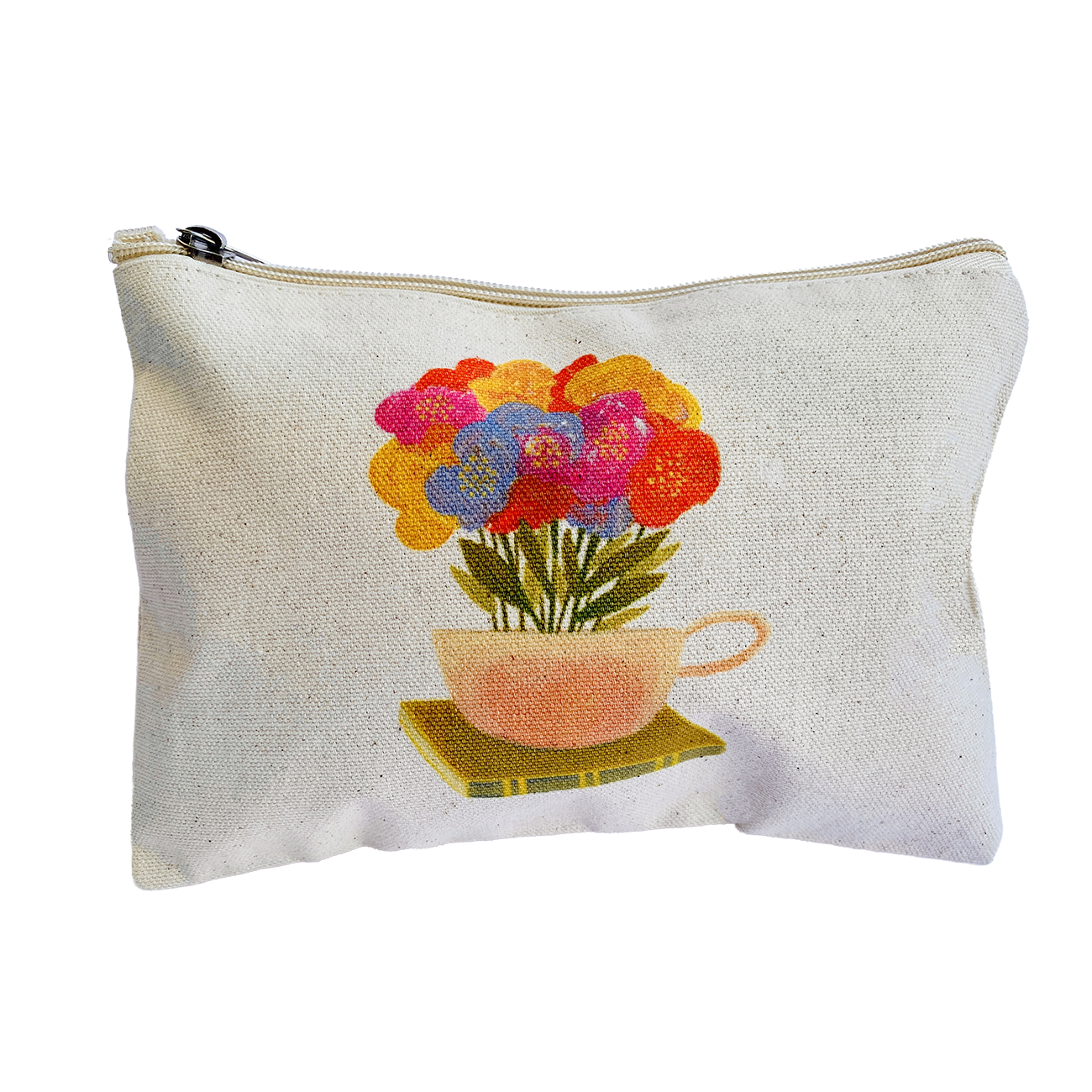 Tea Time - 100% Canvas Pouch