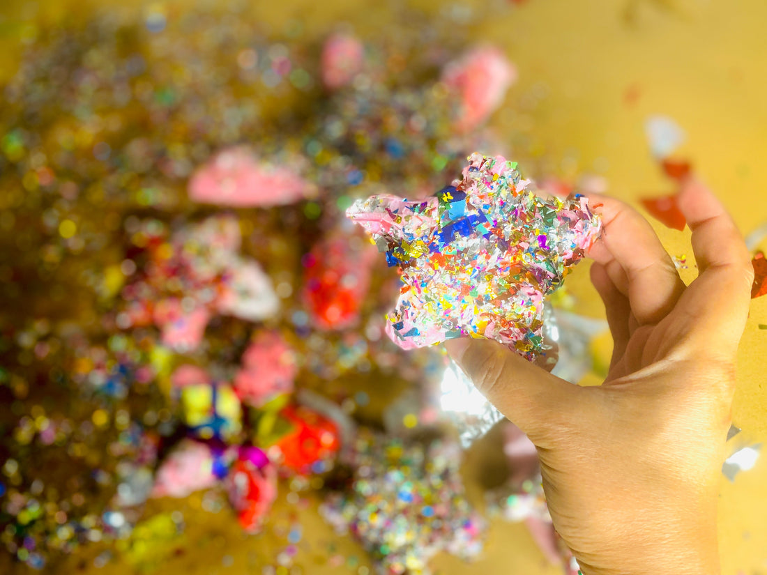 Turning Limitations Into A Creative Advantage and Making Aluminum Foil Ornaments