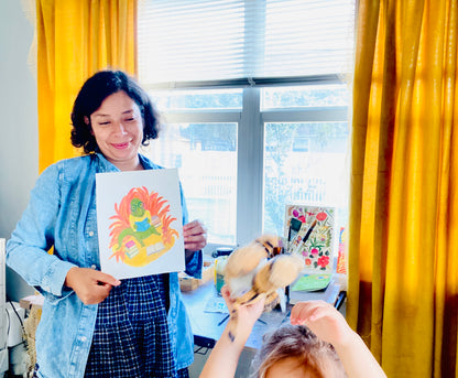 Alligator Studying - Original Painting