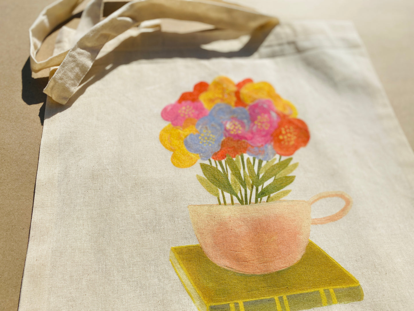 Tea and Books - 100% Cotton Tote