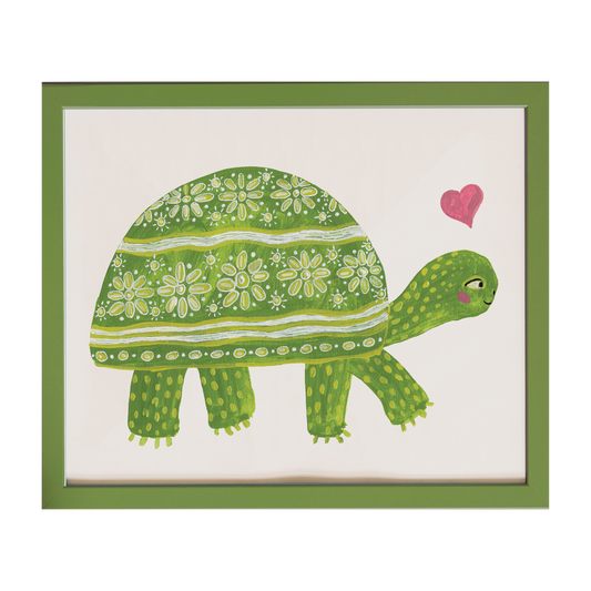 Folk Turtle Love - Archival Print