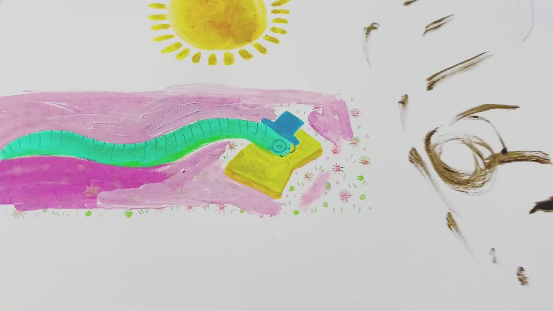 Load video: Yanuary Navarro hand painting