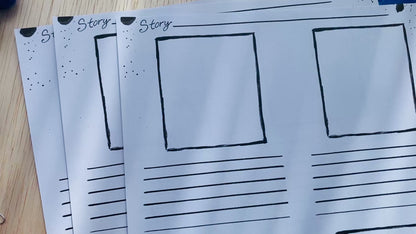 Children's Book Planning Template - Handmade Printable