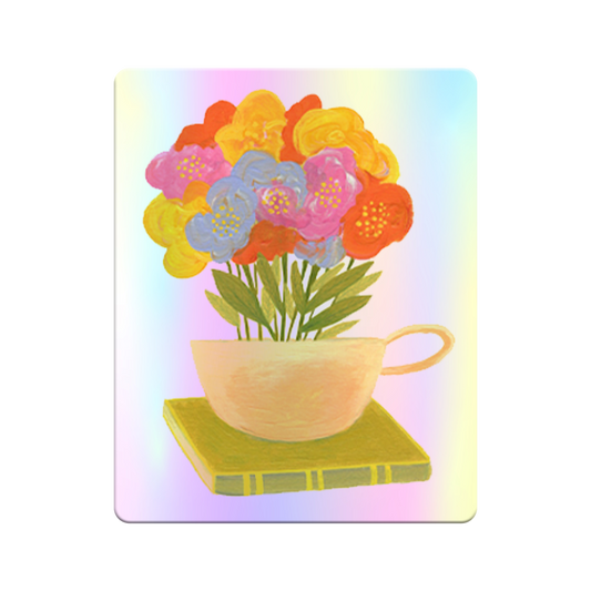 Tea Time - Holographic Sticker