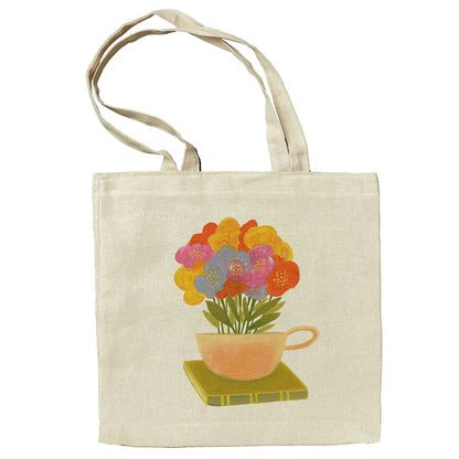 Tea and Books - 100% Cotton Tote