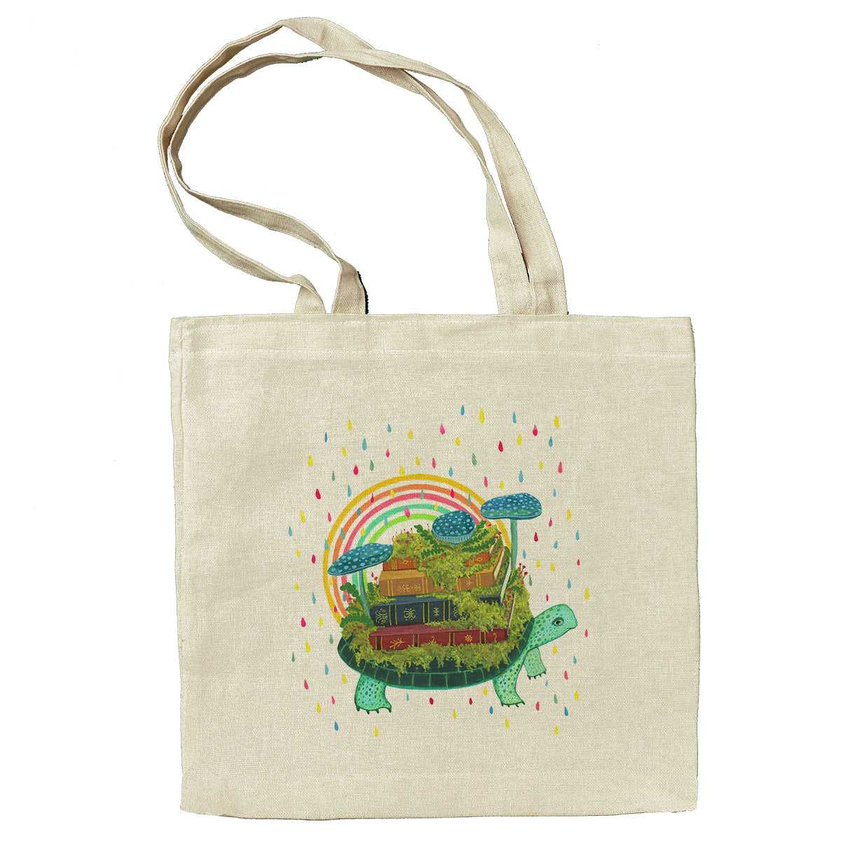 Turtle Librarian - 100% Cotton Tote