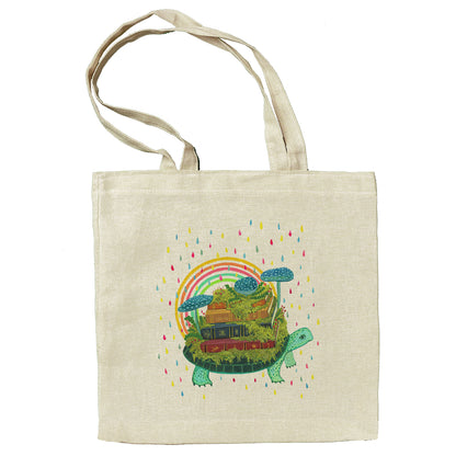 Turtle Librarian - 100% Cotton Tote